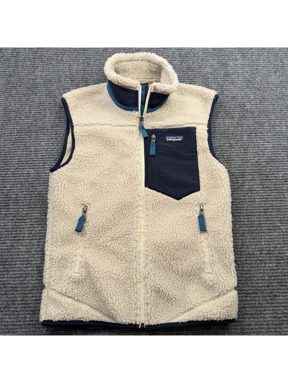 Patagonia Retro-X Deep Pile Sherpa Fleece Vest Men’s Size XXS Or Kids XL NWOT